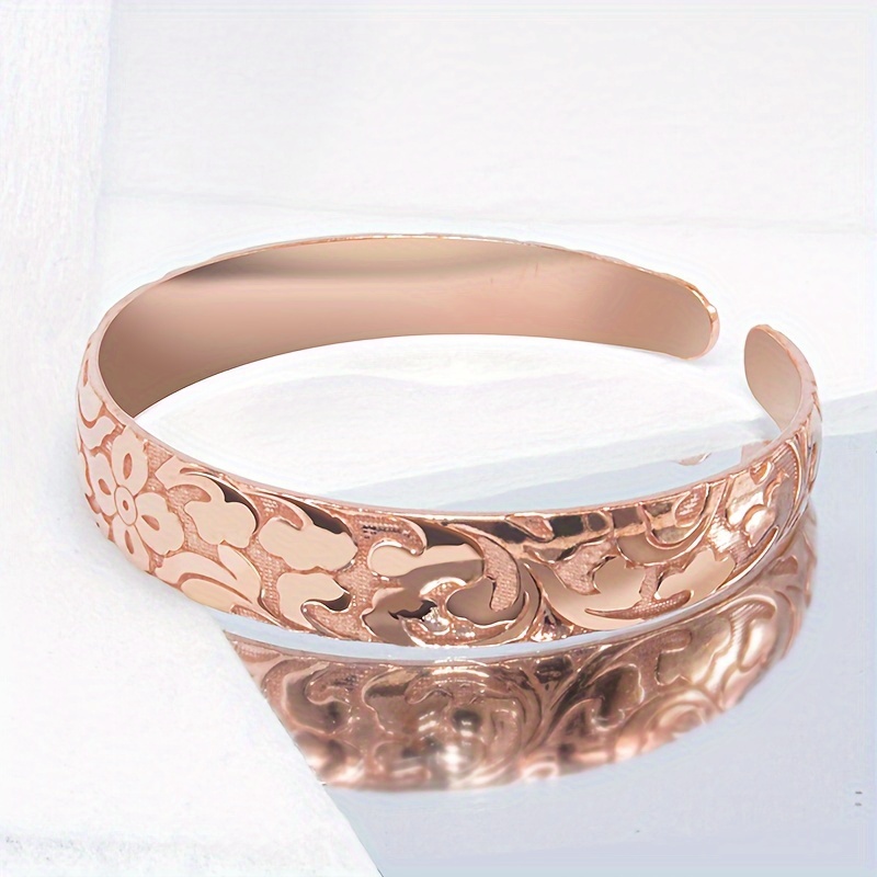 Bohemian Style Copper Women's Bangle Cuff Bracelet